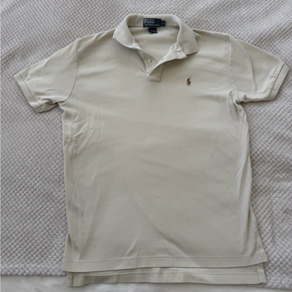Polo by Ralph Lauren Men's Off-White Polo Shirt